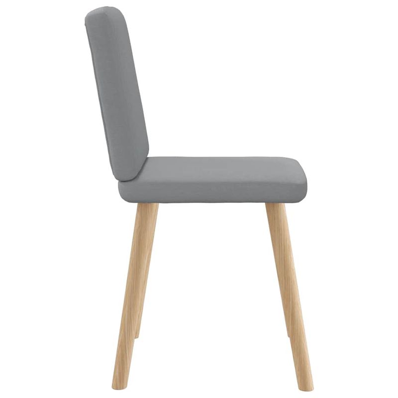 Casa si Gradina - Mobilier - Scaune si fotolii - Scaune - Scaune de bucatarie pivotante, 4 buc., gri deschis, textil - Infinity.ro