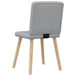 Casa si Gradina - Mobilier - Scaune si fotolii - Scaune - Scaune de bucatarie pivotante, 4 buc., gri deschis, textil - Infinity.ro