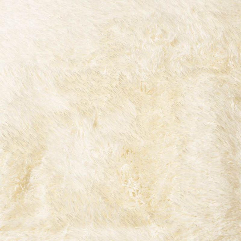 Casa si Gradina - Textile si covoare - Covoare - Covoare casa - Covor shaggy cu pom inalt, NAVARRA, crem, 160x160 cm, poliester, formă rotund - Infinity.ro