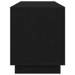 Casa si Gradina - Mobilier - Comode si corpuri - Comode - Dulap TV cu lumini LED Stejar negru 160,5x41x50 cm - Infinity.ro