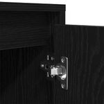 Casa si Gradina - Mobilier - Comode si corpuri - Comode - Dulap TV cu lumini LED Stejar negru 160,5x41x50 cm - Infinity.ro