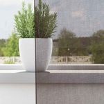 Casa si Gradina - Textile si covoare - Perdele si draperii - Perdele - Perdele Voile cu tabla 2 buc Maro, mărime 140x175 cm - Infinity.ro