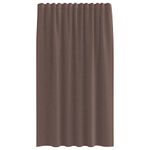 Casa si Gradina - Textile si covoare - Perdele si draperii - Perdele - Perdele Voile cu tabla 2 buc Maro, mărime 140x175 cm - Infinity.ro
