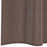 Casa si Gradina - Textile si covoare - Perdele si draperii - Perdele - Perdele Voile cu tabla 2 buc Maro, mărime 140x175 cm - Infinity.ro