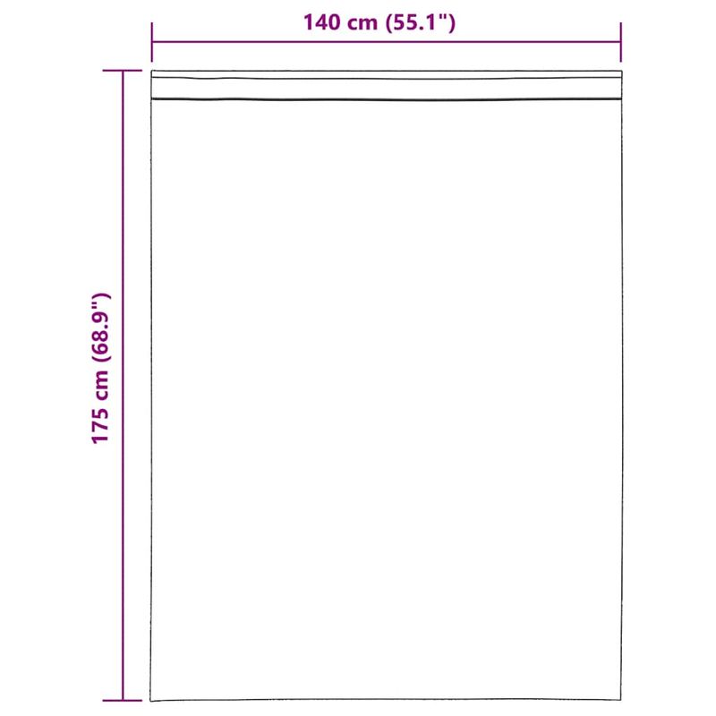 Casa si Gradina - Textile si covoare - Perdele si draperii - Perdele - Perdele Voile cu tabla 2 buc Maro, mărime 140x175 cm - Infinity.ro