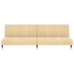 Casa si Gradina - Mobilier - Canapele si coltare - Canapele - Canapea extensibila cu 2 locuri, crem, catifea - Infinity.ro