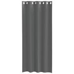 Casa si Gradina - Textile si covoare - Perdele si draperii - Perdele - Perdele Voile cu Oelii 2 buc Gri Inchis 140x245 cm - Infinity.ro