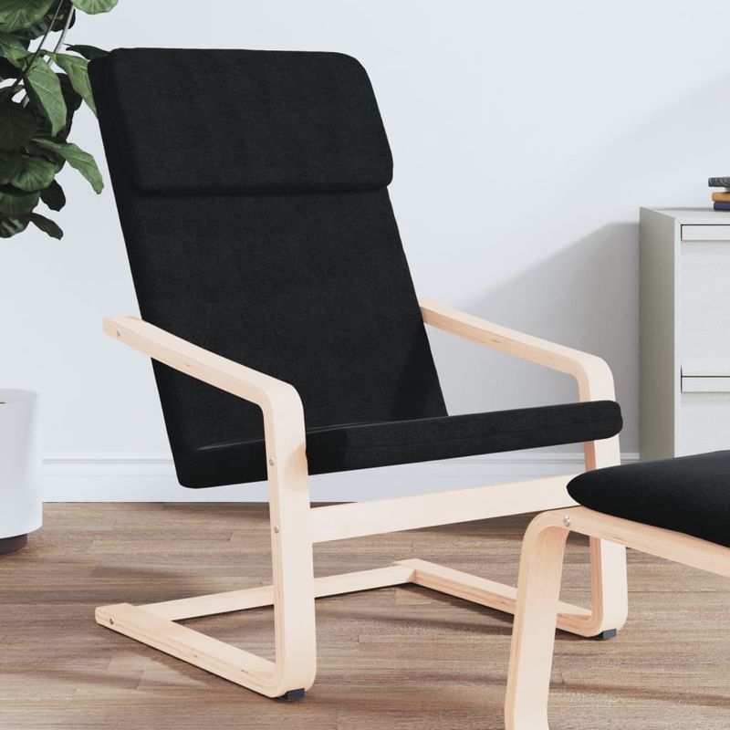 Casa si Gradina - Mobilier - Scaune si fotolii - Fotolii - Scaun de relaxare din material negru - Infinity.ro