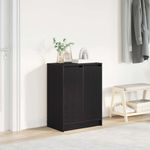 Casa si Gradina - Mobilier - Organizare si depozitare - Organizator incaltaminte - Dulap Pantofi Stejar Negru 57x34x76 cm Lemn prelucrat - Infinity.ro