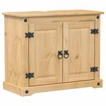 Casa si Gradina - Mobilier - Seturi de mobilier - Seturi baie - Set mobilier de baie „Corona”, 2 piese, lemn masiv de pin - Infinity.ro