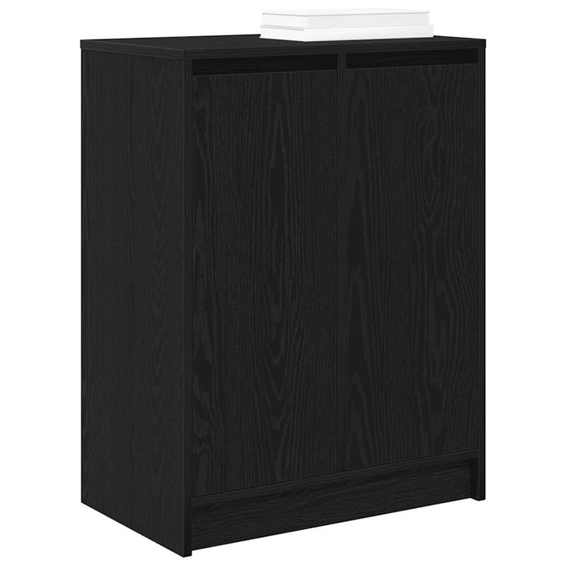 Casa si Gradina - Mobilier - Organizare si depozitare - Organizator incaltaminte - Dulap Pantofi Stejar Negru 57x34x76 cm Lemn prelucrat - Infinity.ro