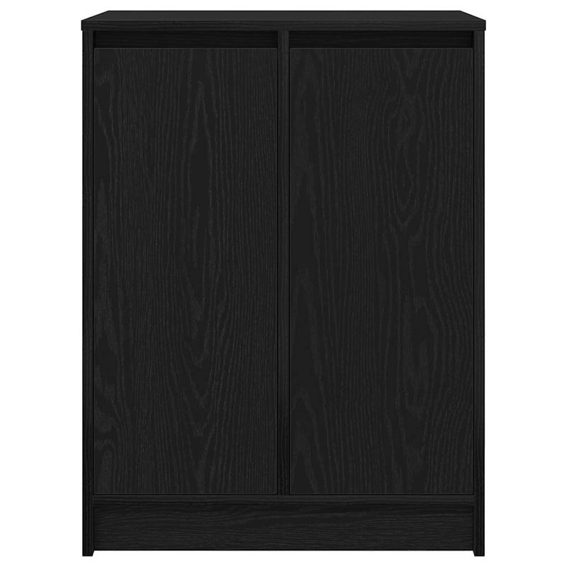 Casa si Gradina - Mobilier - Organizare si depozitare - Organizator incaltaminte - Dulap Pantofi Stejar Negru 57x34x76 cm Lemn prelucrat - Infinity.ro