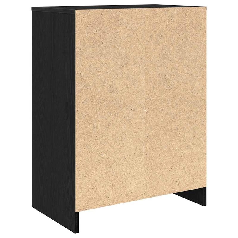 Casa si Gradina - Mobilier - Organizare si depozitare - Organizator incaltaminte - Dulap Pantofi Stejar Negru 57x34x76 cm Lemn prelucrat - Infinity.ro