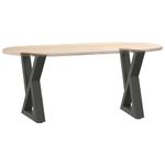 Casa si Gradina - Mobilier - Feronerie si accesorii mobila - Picioare masuta de cafea 2 buc Antracit 28x(42-43,3) cm Otel - Infinity.ro