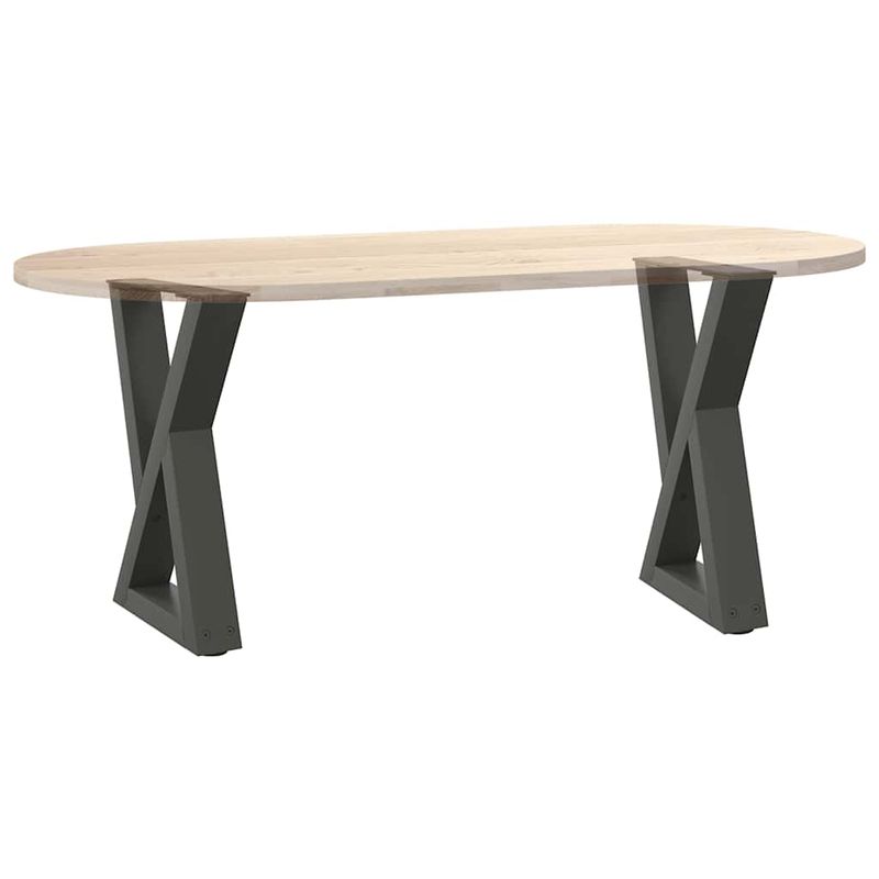 Casa si Gradina - Mobilier - Feronerie si accesorii mobila - Picioare masuta de cafea 2 buc Antracit 28x(42-43,3) cm Otel - Infinity.ro