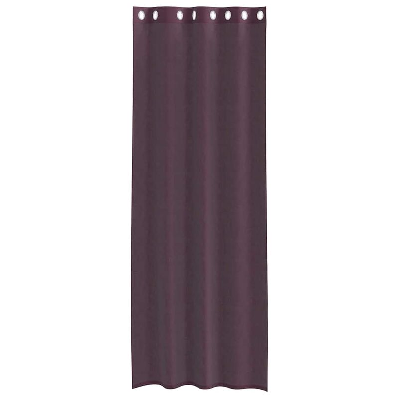 Casa si Gradina - Textile si covoare - Perdele si draperii - Perdele - Perdele Voile cu Oelii 2 buc Violet 140x260 cm - Infinity.ro