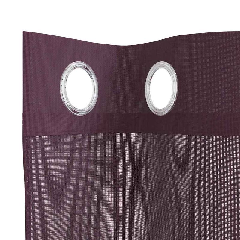 Casa si Gradina - Textile si covoare - Perdele si draperii - Perdele - Perdele Voile cu Oelii 2 buc Violet 140x260 cm - Infinity.ro