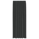 Casa si Gradina - Textile si covoare - Perdele si draperii - Perdele - Perdele din voile cu tabla 2 buc Negru, mărime 140x260 cm - Infinity.ro