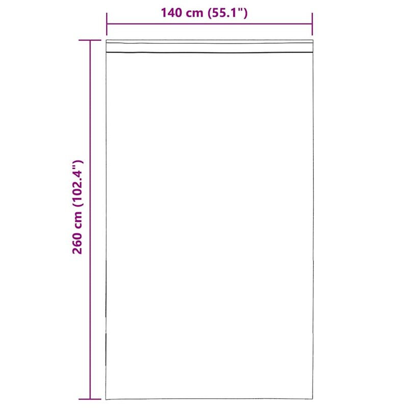 Casa si Gradina - Textile si covoare - Perdele si draperii - Perdele - Perdele din voile cu tabla 2 buc Negru, mărime 140x260 cm - Infinity.ro