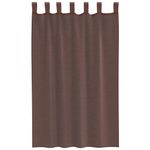 Casa si Gradina - Textile si covoare - Perdele si draperii - Perdele - Perdele Voile cu buzunare pentru bare 2 buc Maro, mărime 140x175 cm - Infinity.ro