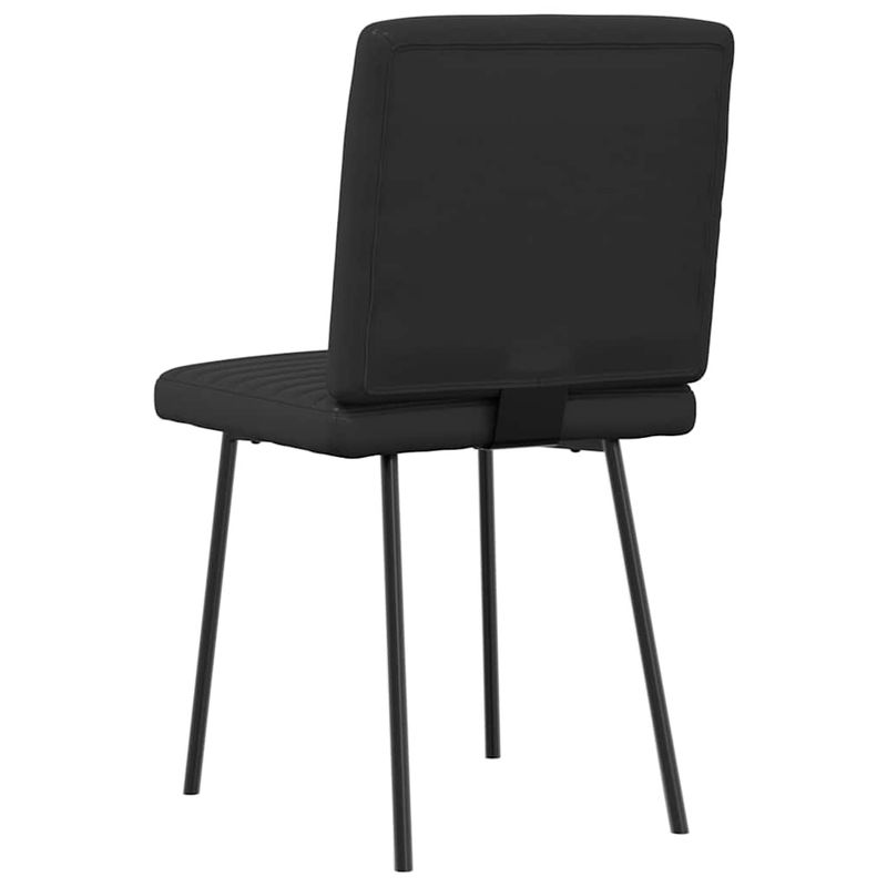 Casa si Gradina - Mobilier - Scaune si fotolii - Scaune - Scaune de bucatarie, 2 buc., negru, piele ecologica - Infinity.ro