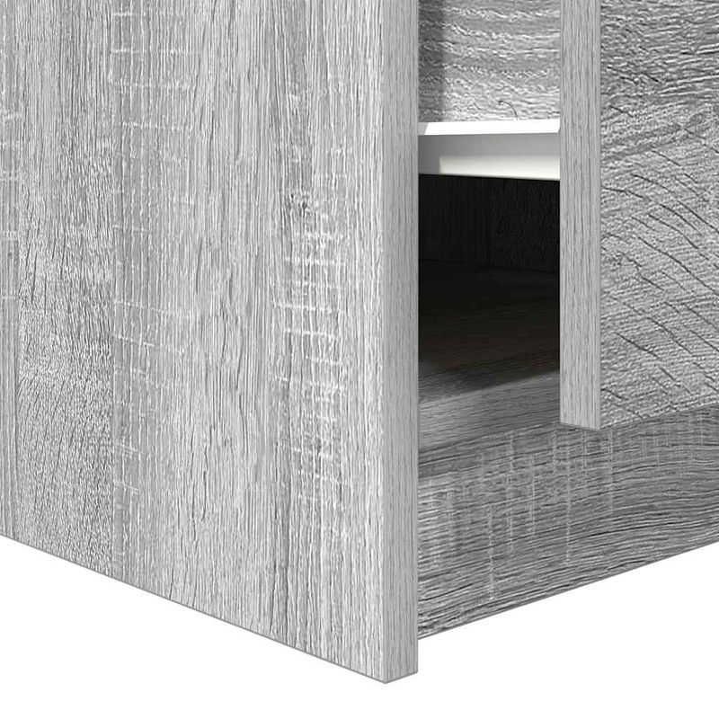 Casa si Gradina - Mobilier - Mese si birouri - Masute de cafea - Masuta de cafea cu sertare Gri Sonoma 100x100x40 cm - Infinity.ro