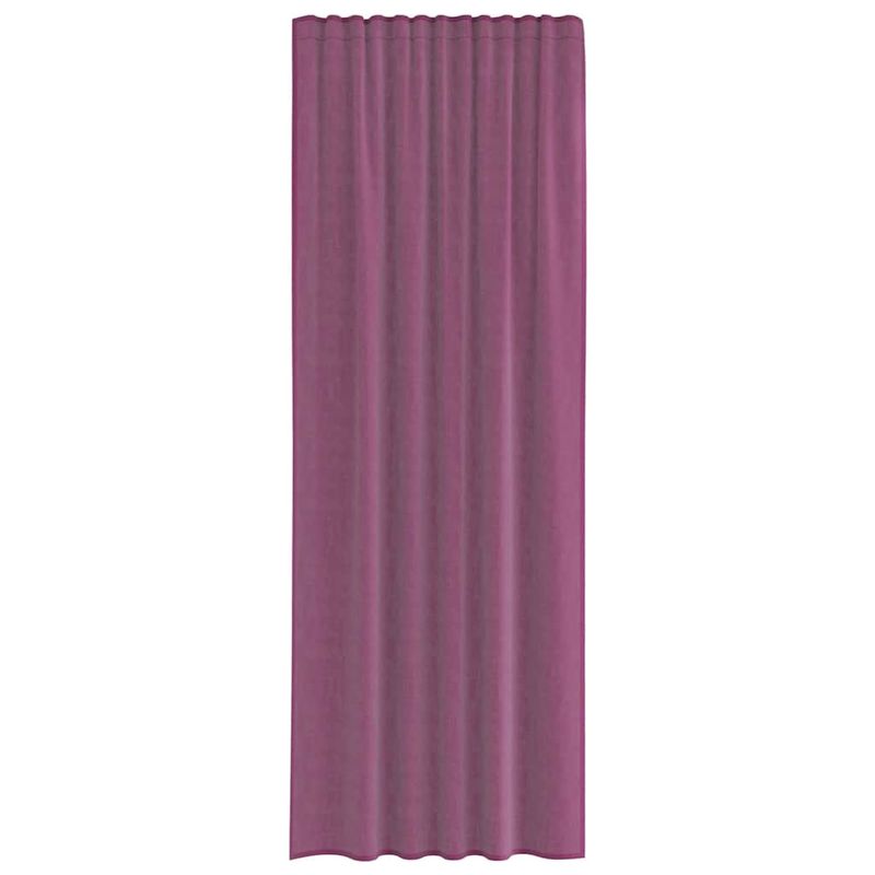 Casa si Gradina - Textile si covoare - Perdele si draperii - Perdele - Perdele Voile cu Bucle 2 buc Violet 140x260 cm - Infinity.ro