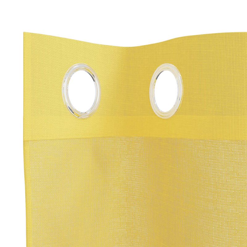 Casa si Gradina - Textile si covoare - Perdele si draperii - Perdele - Perdele Voile cu Oelii 2 buc Galben, mărime 140x175 cm - Infinity.ro