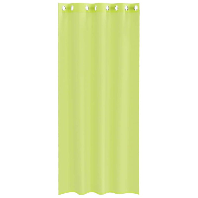 Casa si Gradina - Textile si covoare - Perdele si draperii - Perdele - Perdele Voile cu Oelii 2 buc Verde mar 140x245 cm - Infinity.ro