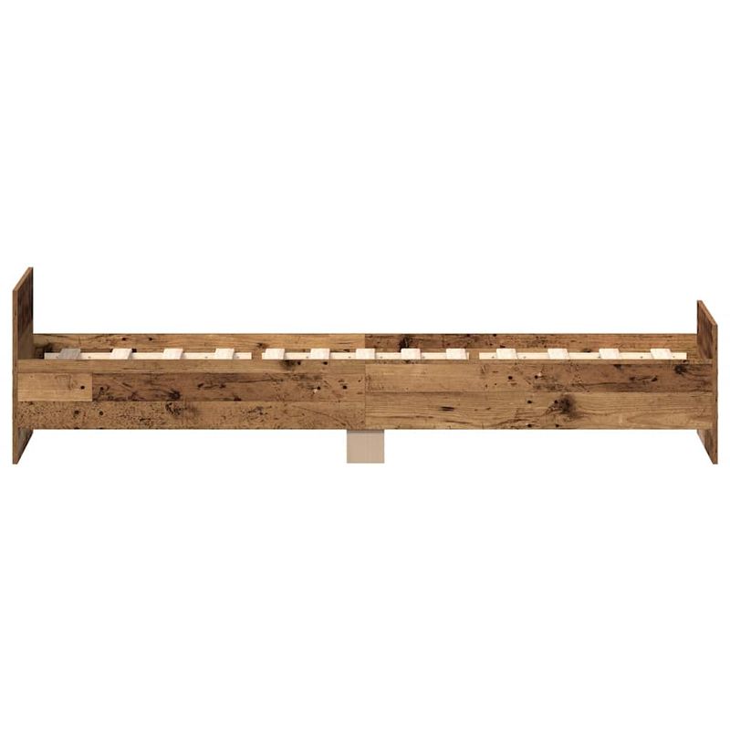 Casa si Gradina - Mobilier - Paturi si accesorii - Paturi - Cadru de pat fara saltea Lemn vechi 90x200cm Lemn prelucrat - Infinity.ro