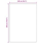 Casa si Gradina - Textile si covoare - Covoare - Covoare casa - Covor shaggy cu pom inalt, NAVARRA, negru, 240x340cm, poliester - Infinity.ro