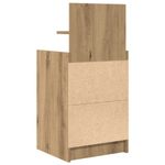 Casa si Gradina - Mobilier - Comode si corpuri - Noptiere - Noptiere cu 2 sertare 2 buc Stejar Artisan 38x34x80 cm - Infinity.ro