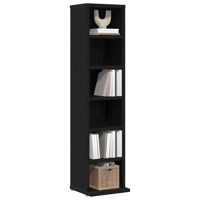 Casa si Gradina - Mobilier - Dulapuri si sifoniere - Dulapuri - Dulap CD-uri Stejar negru 21x20x88 cm Lemn prelucrat - Infinity.ro