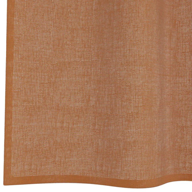 Casa si Gradina - Textile si covoare - Perdele si draperii - Perdele - Perdele Voile cu Oelii 2 buc teracota, mărime 140x225 cm - Infinity.ro