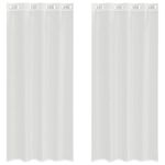 Casa si Gradina - Textile si covoare - Perdele si draperii - Perdele - Perdele Voile cu Oeje 2 buc Alb, mărime 140x225 cm - Infinity.ro