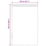 Casa si Gradina - Textile si covoare - Perdele si draperii - Perdele - Perdele voal cu bucle 2 buc Gri inchis 140x245 cm - Infinity.ro