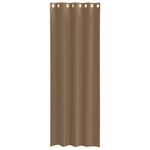 Casa si Gradina - Textile si covoare - Perdele si draperii - Perdele - Perdele Voile cu Oeje 2 buc Maro Deschis, mărime 140x300 cm - Infinity.ro
