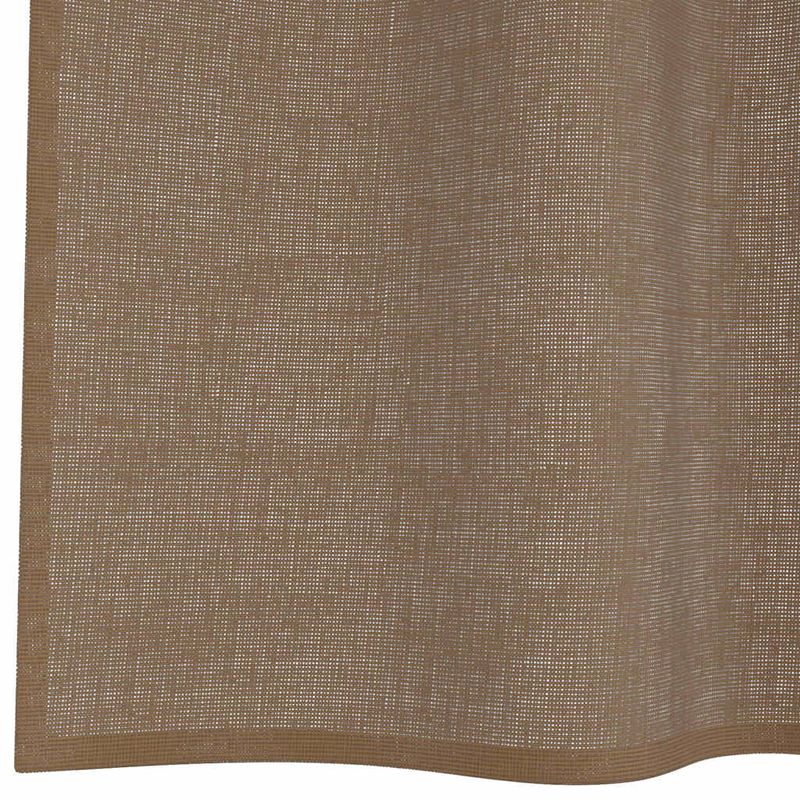 Casa si Gradina - Textile si covoare - Perdele si draperii - Perdele - Perdele Voile cu Oeje 2 buc Maro Deschis, mărime 140x300 cm - Infinity.ro