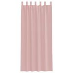 Casa si Gradina - Textile si covoare - Perdele si draperii - Perdele - Perdele Voile cu buzunare pentru bare 2 buc Roz, mărime 140x225 cm - Infinity.ro