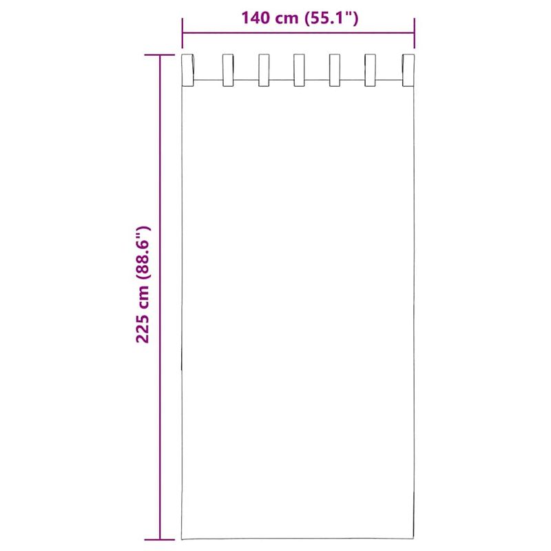 Casa si Gradina - Textile si covoare - Perdele si draperii - Perdele - Perdele Voile cu buzunare pentru bare 2 buc Roz, mărime 140x225 cm - Infinity.ro