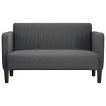 Casa si Gradina - Mobilier - Canapele si coltare - Canapele - Canapea lovesea gri inchis 109 cm tesatura velur - Infinity.ro
