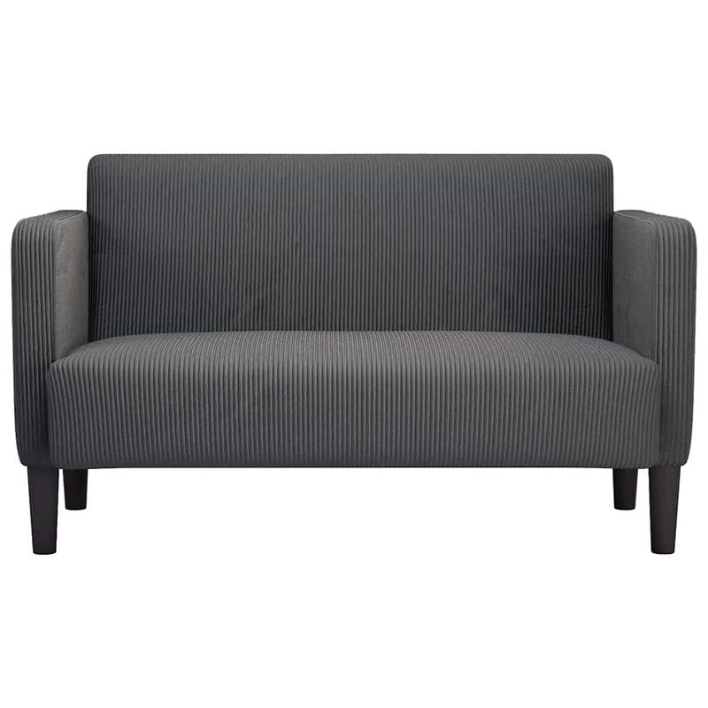 Casa si Gradina - Mobilier - Canapele si coltare - Canapele - Canapea lovesea gri inchis 109 cm tesatura velur - Infinity.ro