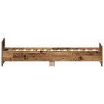 Casa si Gradina - Mobilier - Paturi si accesorii - Paturi - Cadru de pat fara saltea Lemn vechi 100x200cm Lemn prelucrat - Infinity.ro