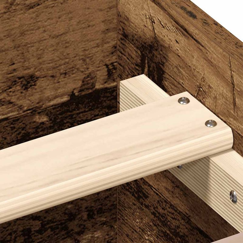 Casa si Gradina - Mobilier - Paturi si accesorii - Paturi - Cadru de pat fara saltea Lemn vechi 100x200cm Lemn prelucrat - Infinity.ro