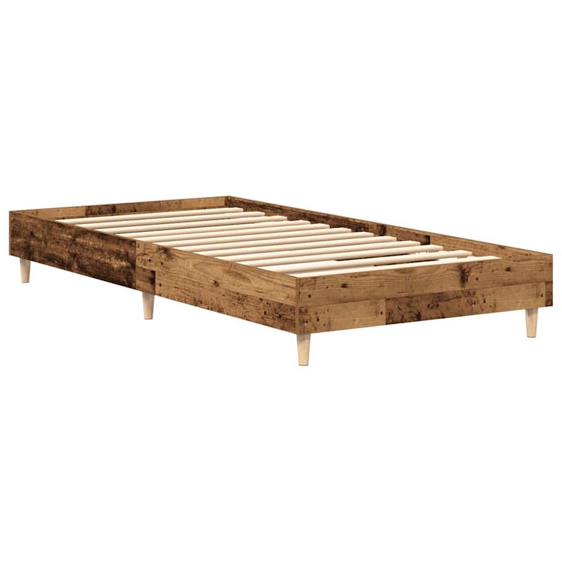 Casa si Gradina - Mobilier - Paturi si accesorii - Paturi - Cadru de pat fara saltea Lemn vechi 90x200 cm Lemn prelucrat - Infinity.ro