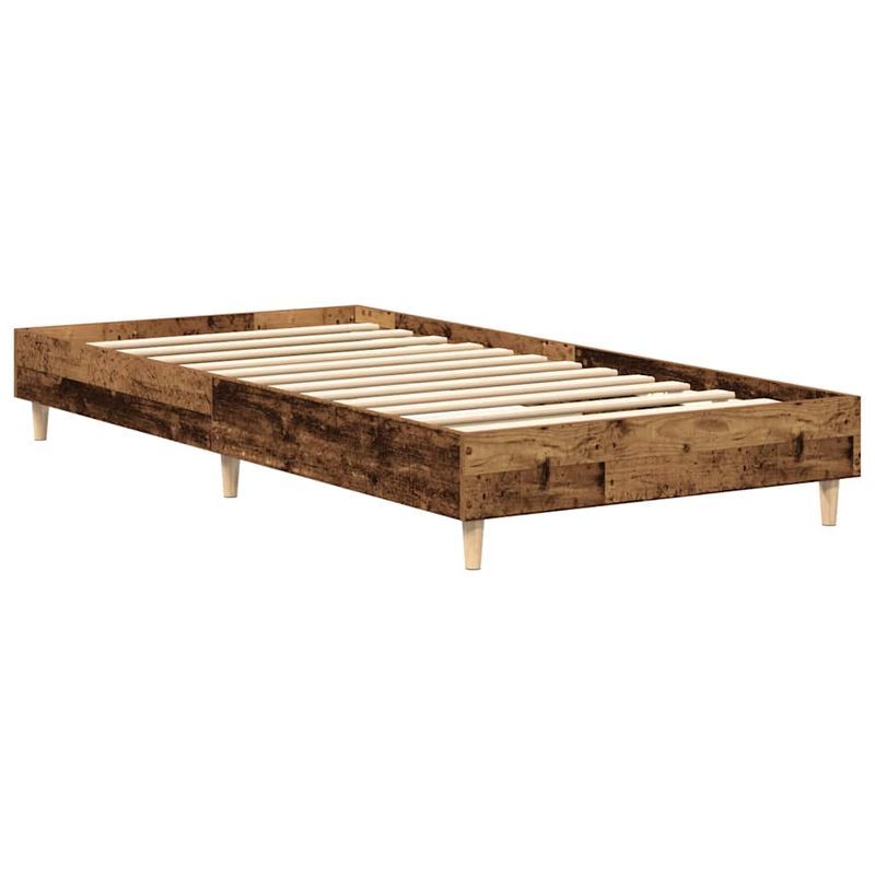 Casa si Gradina - Mobilier - Paturi si accesorii - Paturi - Cadru de pat fara saltea Lemn vechi 90x200 cm Lemn prelucrat - Infinity.ro