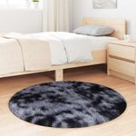 Casa si Gradina - Textile si covoare - Covoare - Covoare casa - Covor shaggy cu pom inalt, NAVARRA, gri inchis, 100x100 cm - Infinity.ro