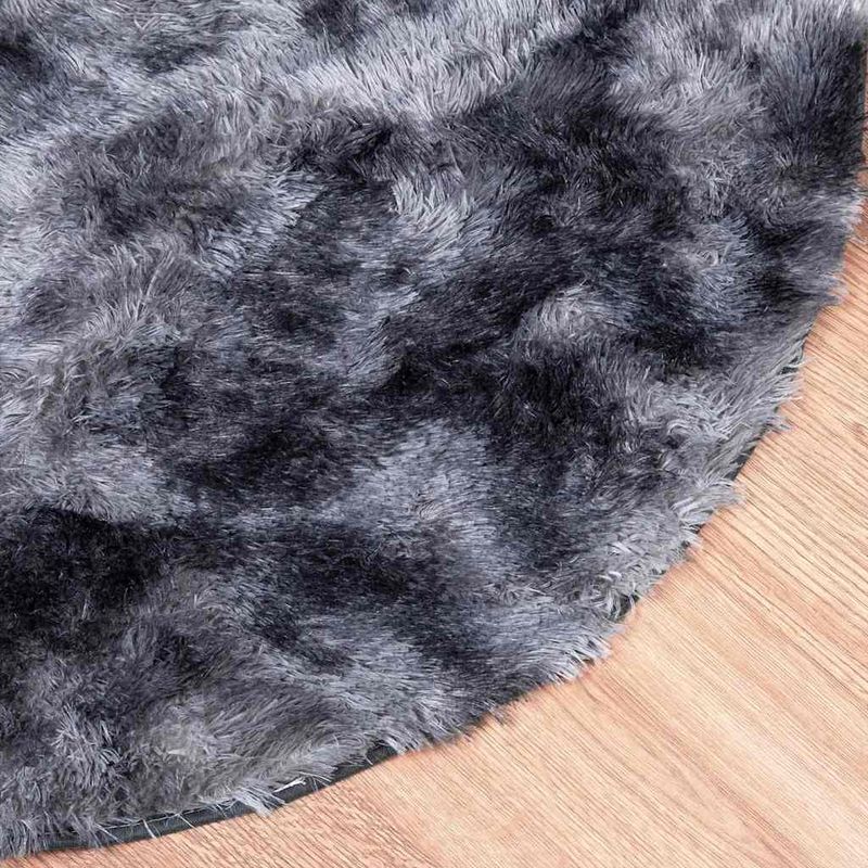 Casa si Gradina - Textile si covoare - Covoare - Covoare casa - Covor shaggy cu pom inalt, NAVARRA, gri inchis, 100x100 cm - Infinity.ro