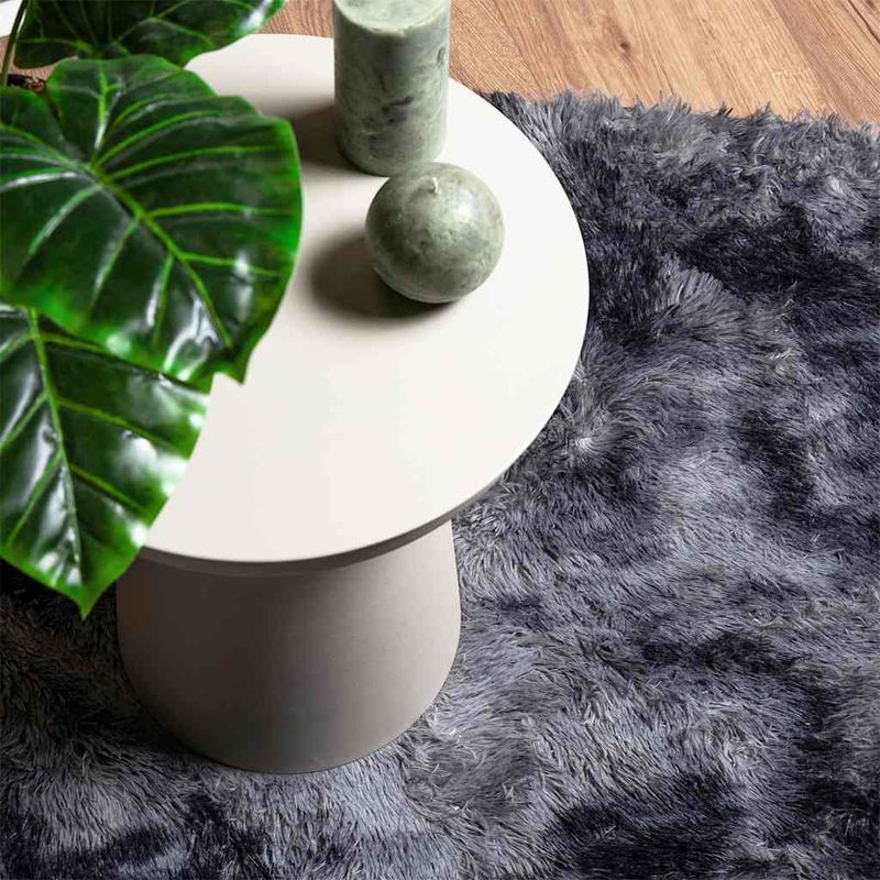 Casa si Gradina - Textile si covoare - Covoare - Covoare casa - Covor shaggy cu pom inalt, NAVARRA, gri inchis, 100x100 cm - Infinity.ro