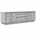 Casa si Gradina - Mobilier - Comode si corpuri - Comode - Dulap TV cu lumini LED Gri Sonoma 160,5x41x50 cm - Infinity.ro